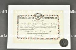 Jeton d'emprunt allemand avec diplôme