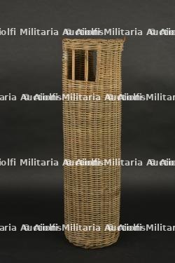 Panier en osier pour obus allemand