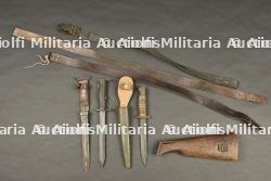 Lot de pièces d'armement