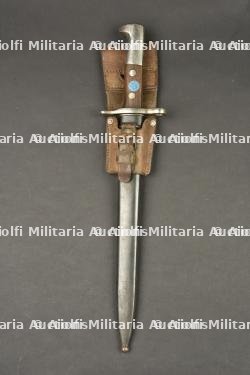 Suisse Baïonnette modèle 1918 avec porte fourreau