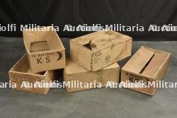 Caisses de ration US.