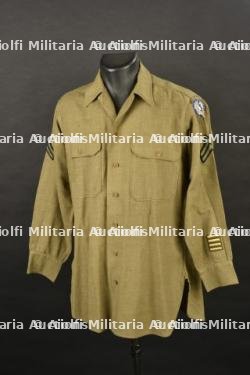Chemise moutarde de la 9ème Air Force.
