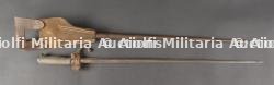 Epée-baïonnette 1886 avec marquage T.I. sur le pommeau et porte-fourreau cuir. 1886 Sword Bayonet with T.I. Mark on Pommel and Leather Scabbard Holder — photo 4