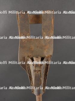 Epée-baïonnette 1886 avec marquage T.I. sur le pommeau et porte-fourreau cuir. 1886 Sword Bayonet with T.I. Mark on Pommel and Leather Scabbard Holder — photo 6