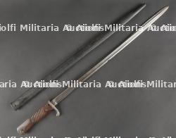 Baïonnette S98 alter Art du JR133 saxon avec fourreau fer. S98 “Alter Art” Bayonet, JR133 Saxon Regiment, with Steel Scabbard — photo 1