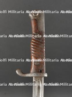 Baïonnette S98 alter Art du JR133 saxon avec fourreau fer. S98 “Alter Art” Bayonet, JR133 Saxon Regiment, with Steel Scabbard — miniature 6