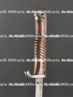 Baïonnette S98 alter Art du JR133 saxon avec fourreau fer. S98 “Alter Art” Bayonet, JR133 Saxon Regiment, with Steel Scabbard — photo 7
