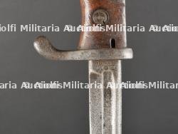 Baïonnette S98 alter Art du JR133 saxon avec fourreau fer. S98 “Alter Art” Bayonet, JR133 Saxon Regiment, with Steel Scabbard — photo 8
