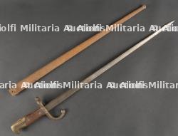 Epée baïonnette Gras modèle 1874. Gras Model 1874 Sword Bayonet — photo 1