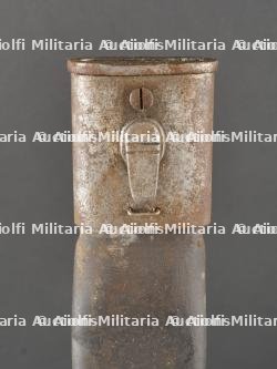 Baïonnette allemande 98-05 fourreau cuir. German Bayonet 98/05 with Leather Scabbard — photo 3