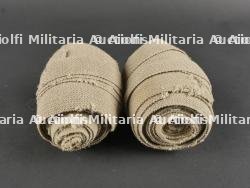 Paire de bandes molletières feldgrau. Pair of Field-Grey Puttees — miniature 3