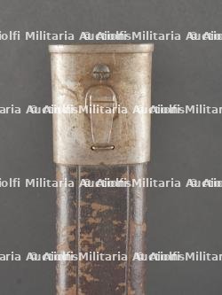 Baïonnette allemande 98-05 fourreau cuir. German Bayonet 98/05 with Leather Scabbard — miniature 3