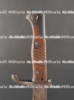 Baïonnette allemande 98-05 fourreau cuir. German Bayonet 98/05 with Leather Scabbard — miniature 5