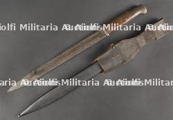 Baïonnette allemande modèle 1914 à dents de scie. German Model 1914 Sawback Bayonet — miniature 2