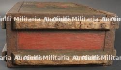 Caisse pour bandes de mitrailleuse française Hotchkiss régimentée au 122e Territorial. French Hotchkiss Machine Gun Belt Box, Marked 122nd Territorial Regiment — miniature 10