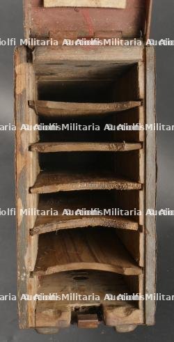 Caisse pour bandes de mitrailleuse française Hotchkiss régimentée au 122e Territorial. French Hotchkiss Machine Gun Belt Box, Marked 122nd Territorial Regiment — photo 14