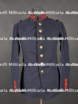 Tunique modèle 1897 troupe du 66e RI. Model 1897 Tunic, 66th Infantry Regiment