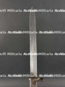 Baïonnette ersatz allemande fourreau FAG feldgrau. German Ersatz Bayonet with Field-Grey FAG Scabbard — photo 7