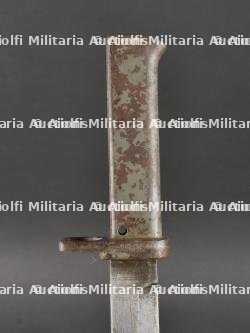 Baïonnette ersatz allemande fourreau FAG feldgrau. German Ersatz Bayonet with Field-Grey FAG Scabbard — photo 8