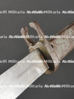 Baïonnette ersatz allemande fourreau FAG feldgrau. German Ersatz Bayonet with Field-Grey FAG Scabbard — miniature 12