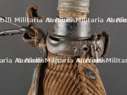 Bidon allemand ersatz avec housse en velours cotelé. German Ersatz Canteen with Corduroy Cover — photo 7