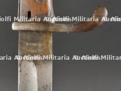 Lot de 2 baïonnettes allemandes 98-05 dont une à dents de scie. Lot of Two German 98/05 Bayonets, One Sawback Model — miniature 11