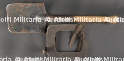Porte pelle allemand avec pelle droite. German Entrenching Tool with Straight Blade and Carrier — miniature 5