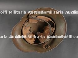 Casque allemand Stahlhelm M1916 avec sa jugulaire. German M1916 Stahlhelm with Chinstrap — photo 9