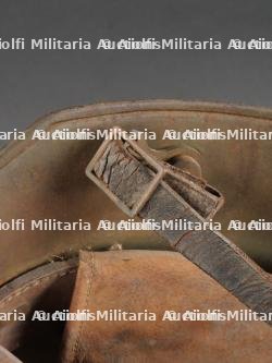 Casque allemand Stahlhelm M1916 avec sa jugulaire. German M1916 Stahlhelm with Chinstrap — photo 10