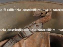 Casque allemand Stahlhelm M1916 avec sa jugulaire. German M1916 Stahlhelm with Chinstrap — photo 12