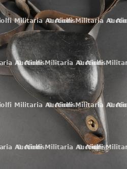 Etui jambon de révolver d'ordonnance modèle 1892 avec ceinture et bretelle. Model 1892 Service Revolver Holster with Belt and Strap — photo 4