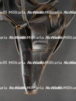 Etui jambon de révolver d'ordonnance modèle 1892 avec ceinture et bretelle. Model 1892 Service Revolver Holster with Belt and Strap — photo 7