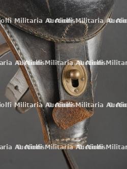 Etui jambon de révolver d'ordonnance modèle 1892 avec ceinture et bretelle. Model 1892 Service Revolver Holster with Belt and Strap — miniature 8