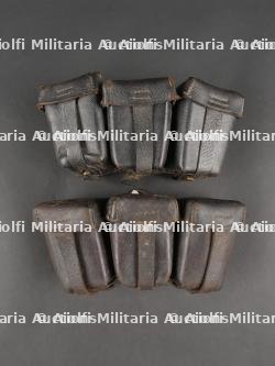 Lot de 2 cartouchières allemandes modèle 1909. Lot of Two German Ammunition Pouches Model 1909