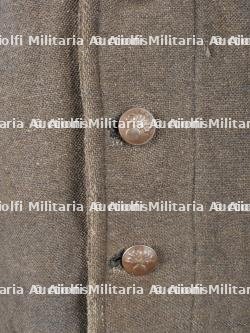 Capote française Poiret 2e type en drap gris. French Poiret Greatcoat, 2nd Type, Grey Cloth — miniature 2