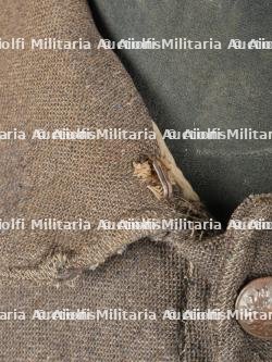 Capote française Poiret 2e type en drap gris. French Poiret Greatcoat, 2nd Type, Grey Cloth — miniature 4