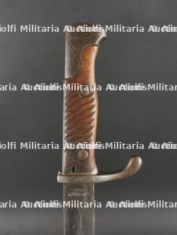Lot de 2 baïonnettes allemandes 98-05 dont une à dents de scie. Lot of Two German 98/05 Bayonets, One Sawback Model — photo 8