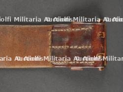 Brelage français cuir marron riveté. Brown Leather French Equipment Harness, Riveted Construction — photo 10