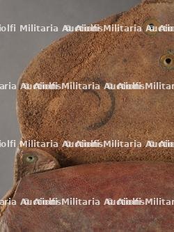 Brelage français cuir marron riveté. Brown Leather French Equipment Harness, Riveted Construction — miniature 14