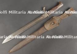 Baïonnette allemande 98-05 avec porte fourreau. German Bayonet 98/05 with Frog — photo 1