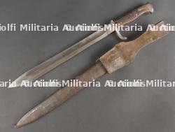 Baïonnette allemande 98-05 avec porte fourreau. German Bayonet 98/05 with Frog — miniature 2