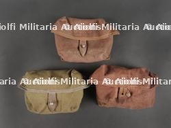 Ceinturon et cartouchières français ersatz en toile. French Ersatz Canvas Belt and Cartridge Pouches — miniature 7