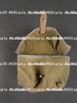 Ceinturon et cartouchières français ersatz en toile. French Ersatz Canvas Belt and Cartridge Pouches — miniature 10