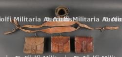 Brelage français cuir marron. Brown Leather French Equipment Harness — photo 1