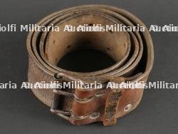 Brelage français cuir marron. Brown Leather French Equipment Harness — miniature 7