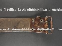 Brelage français cuir marron. Brown Leather French Equipment Harness — miniature 9