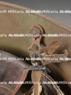 Casque allemand Stahlhelm M1916 avec impact. German M1916 Stahlhelm with Impact — miniature 12