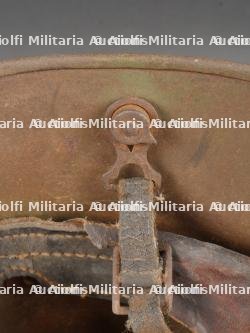 Casque allemand Stahlhelm M1916 avec impact. German M1916 Stahlhelm with Impact — photo 13