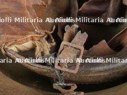 Casque allemand Stahlhelm M1916 avec impact. German M1916 Stahlhelm with Impact — photo 15