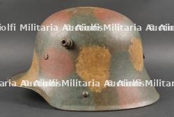 Casque allemand Stahlhelm M1916 camouflé. German M1916 Camouflaged Stahlhelm — miniature 5